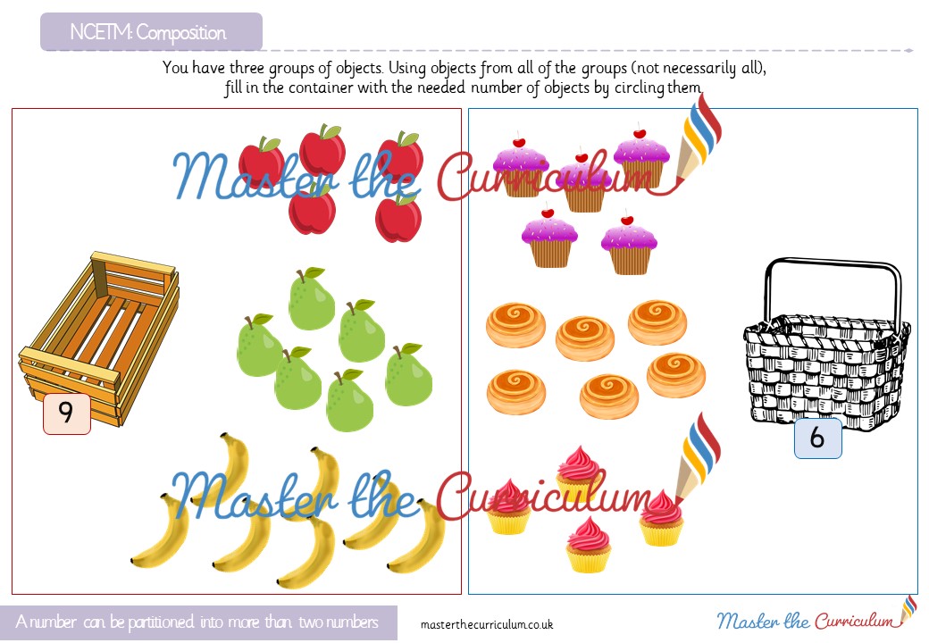 Composition A number can be partitioned into more than two numbers (3