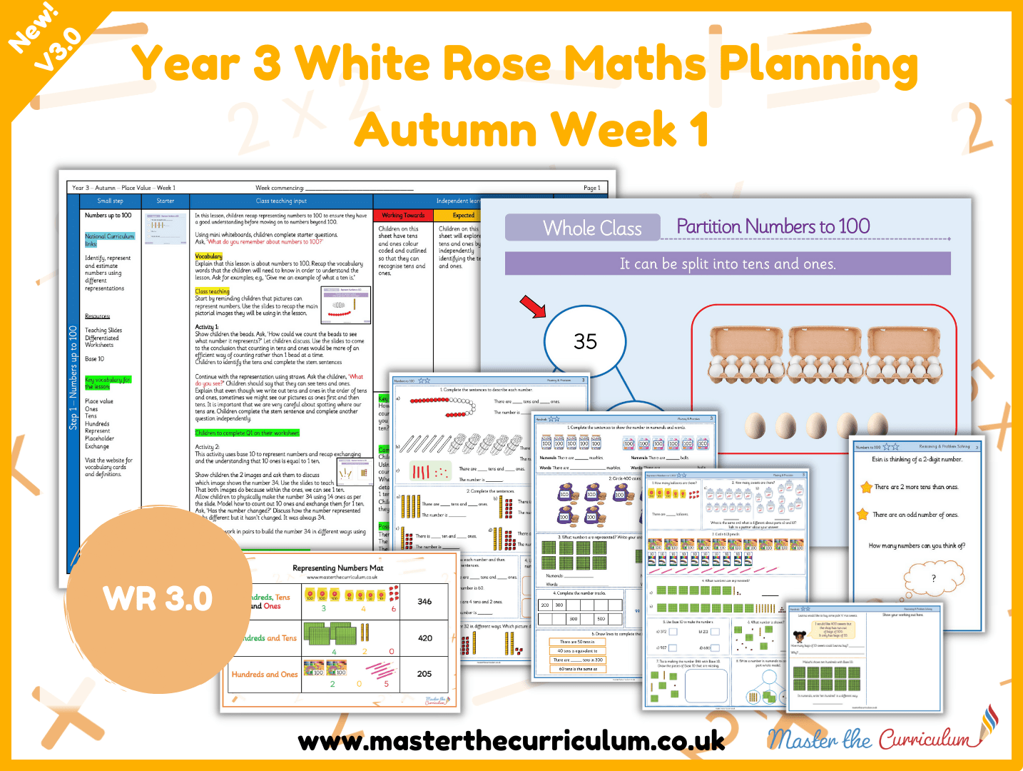 Year 3 White Rose 3.0 Autumn Term Week 1 Place Value Master The