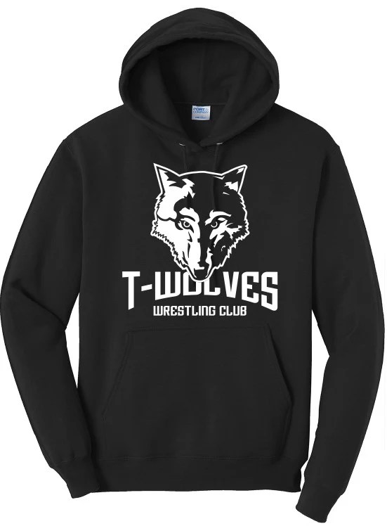 Timberwolves Wrestling Club Hooded Sweatshirt (Adult and Youth