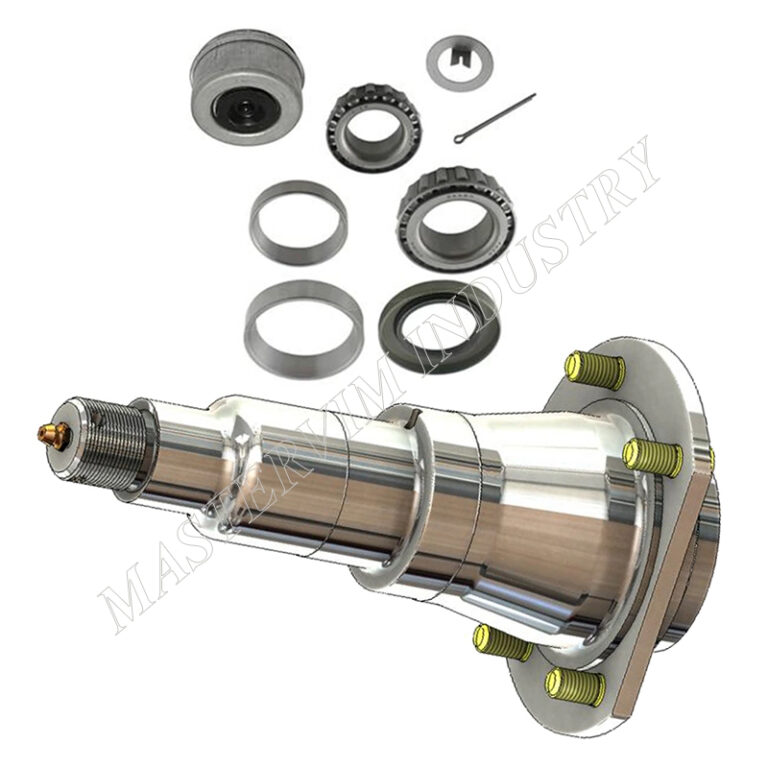 Trailer Axles Spindle Parts Mastervim China Top O.E Vehicle Trailer