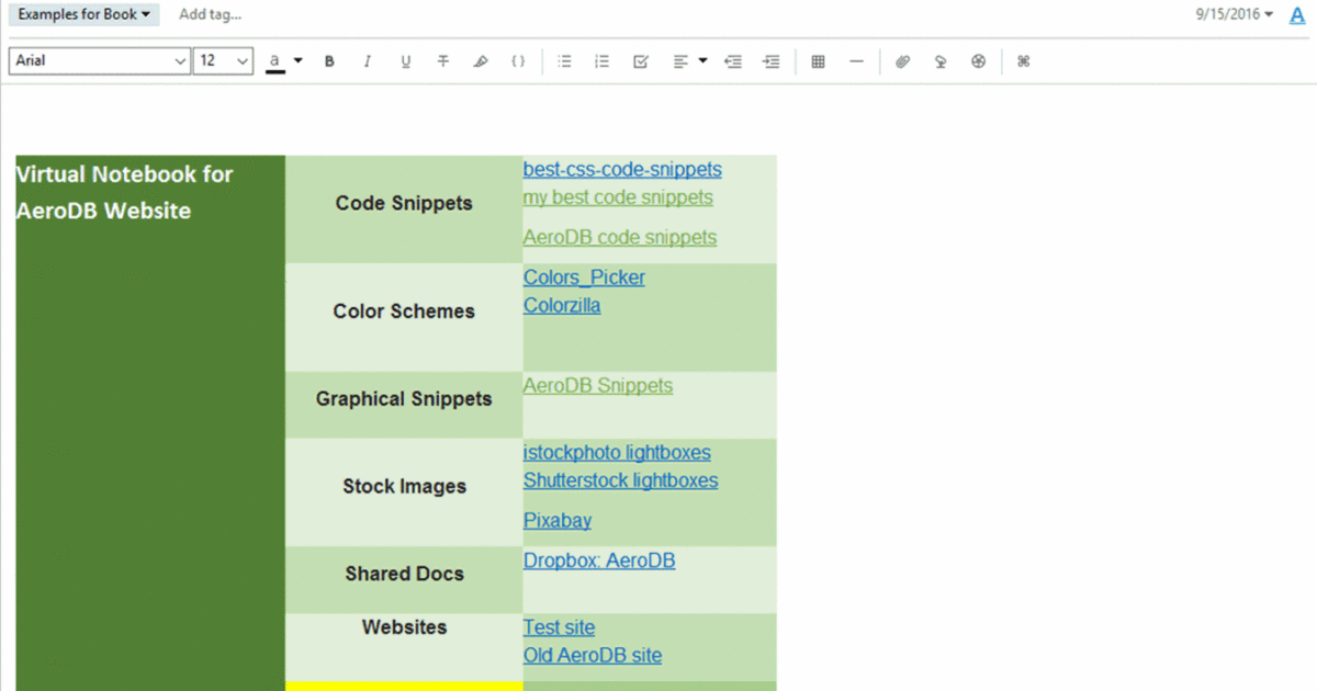 Can you create a virtual notebook in Evernote? Organize Your Life on