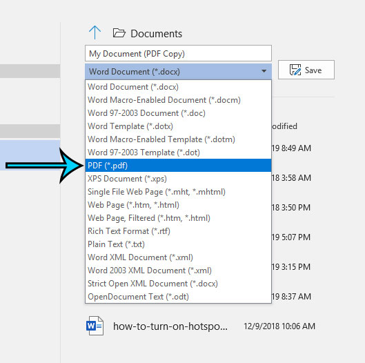 How to Save as a PDF in Microsoft Word for Office 365