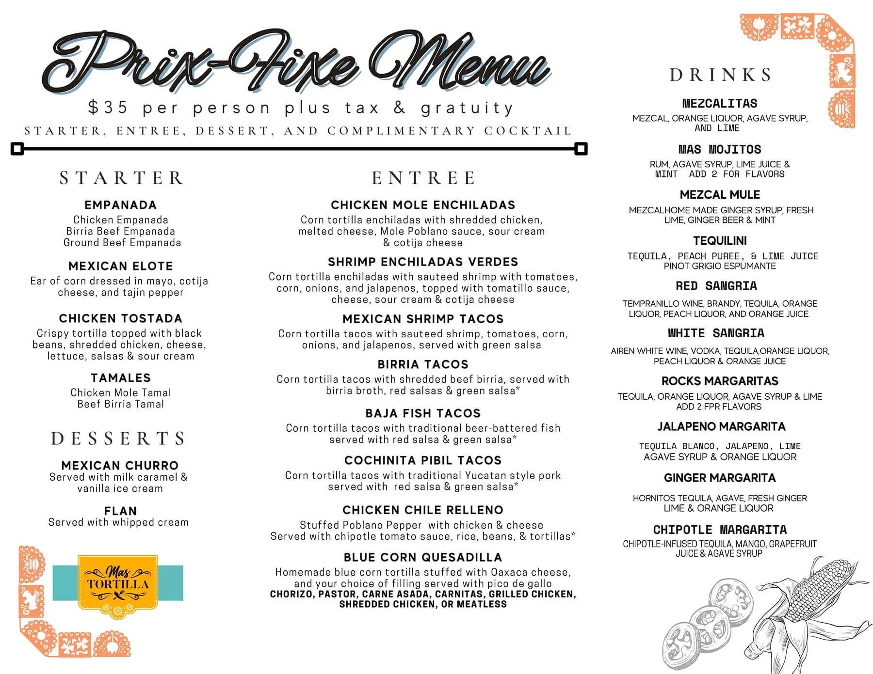 Mas Tortilla Restaurant