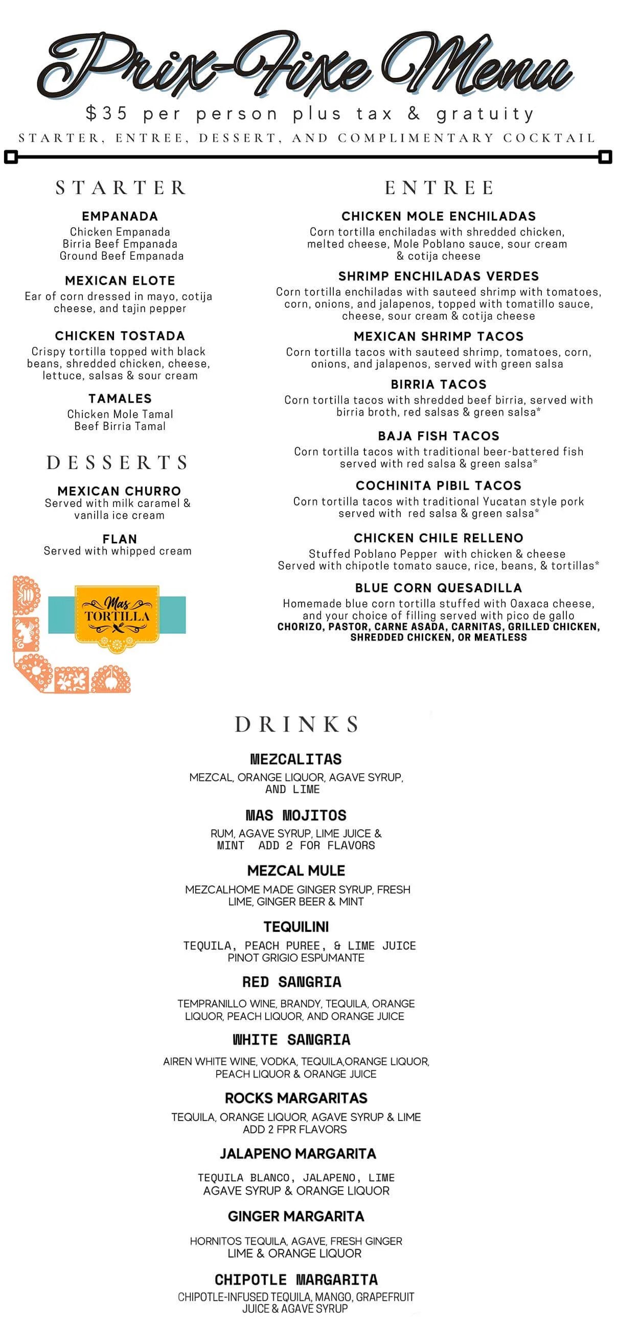 Mas Tortilla Restaurant