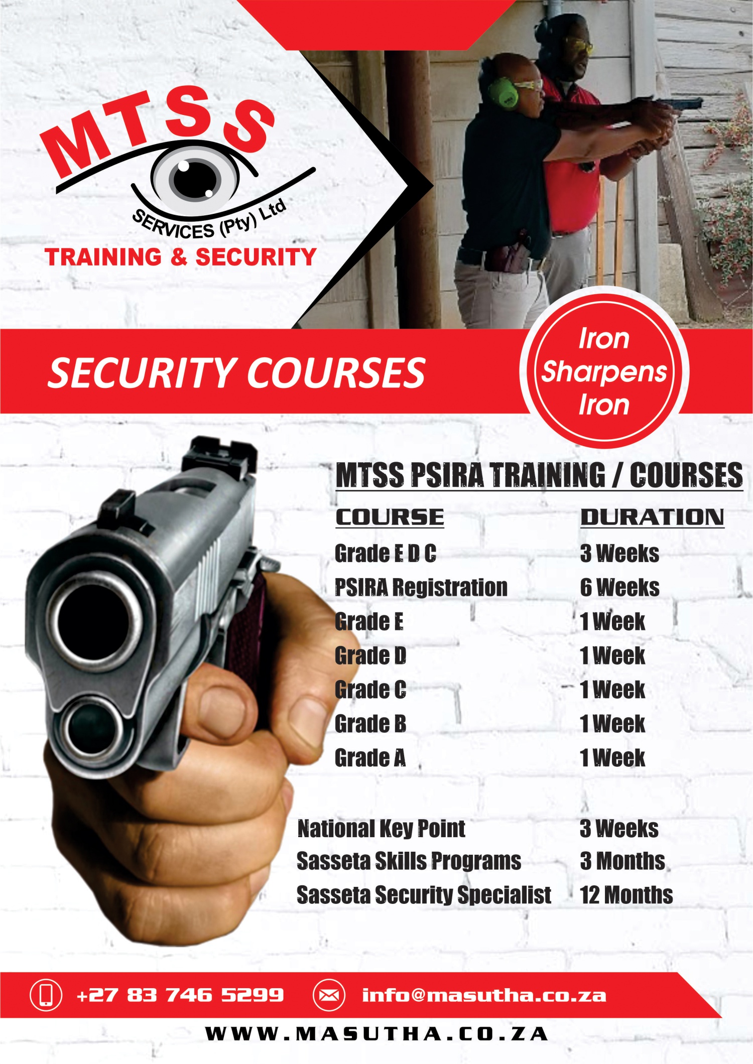 TRAINING Masutha Training & Security Services