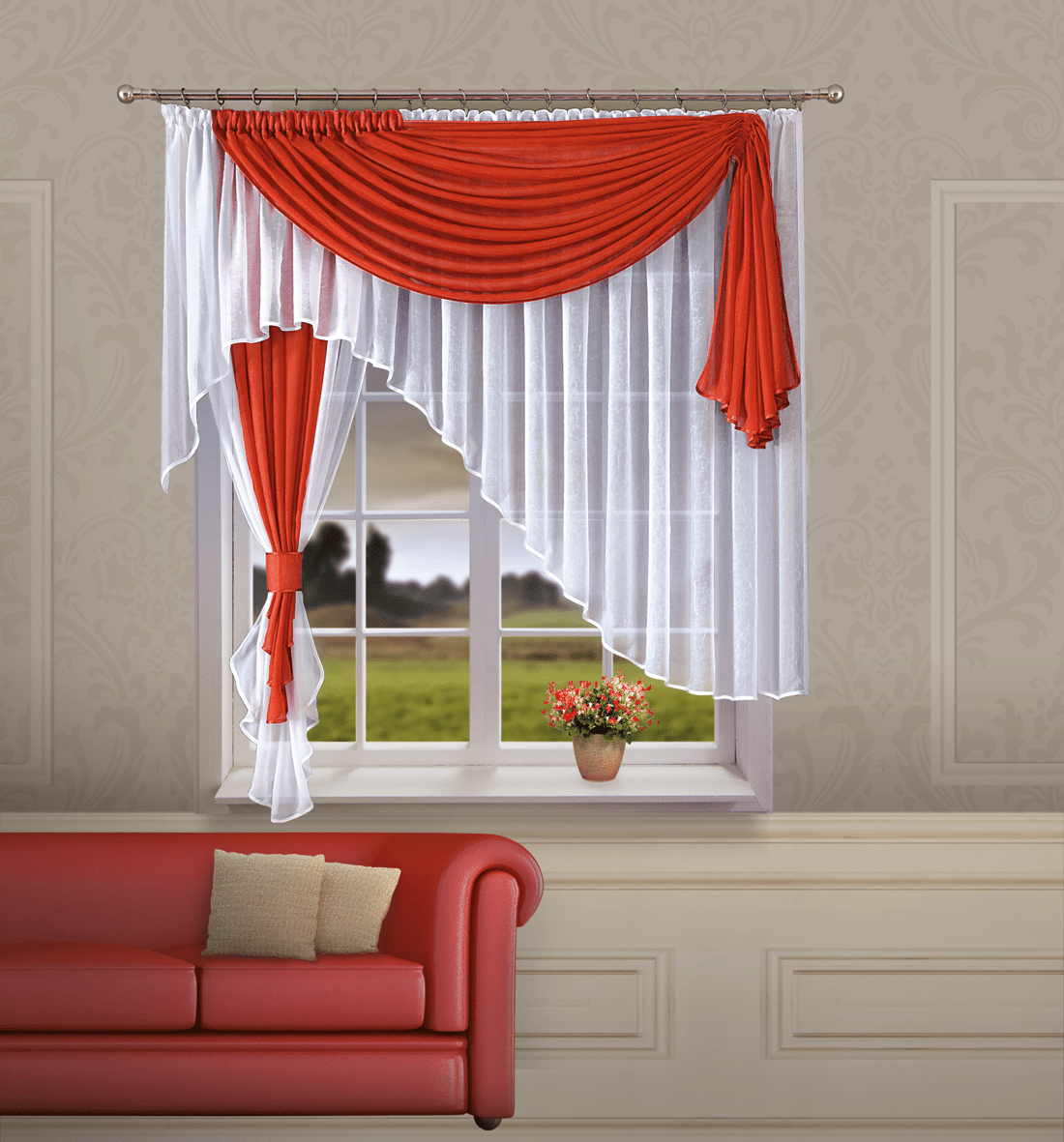 Modne firany do salonu Masz wszystko