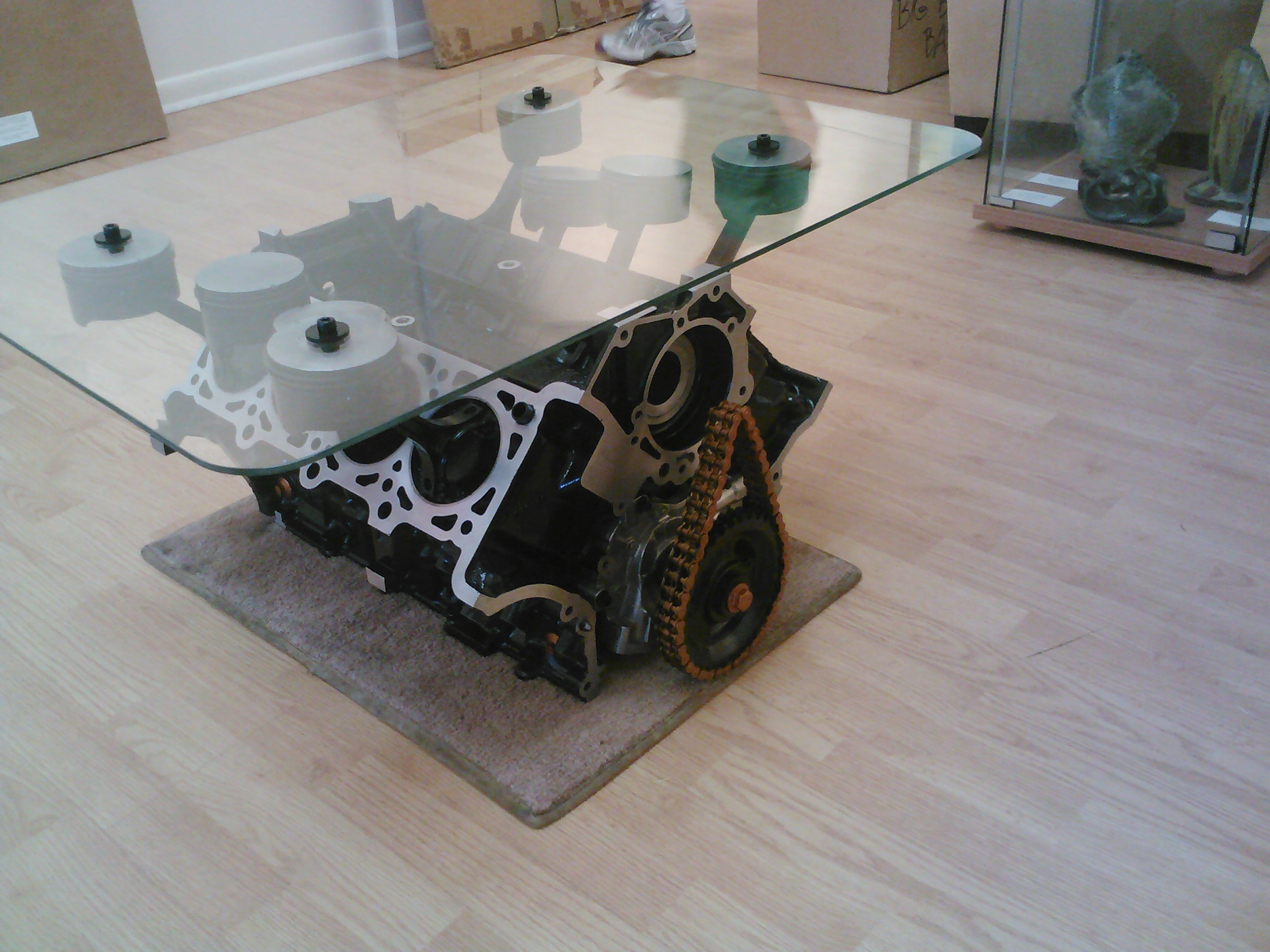 Engine Coffee Table by Greg Melartin