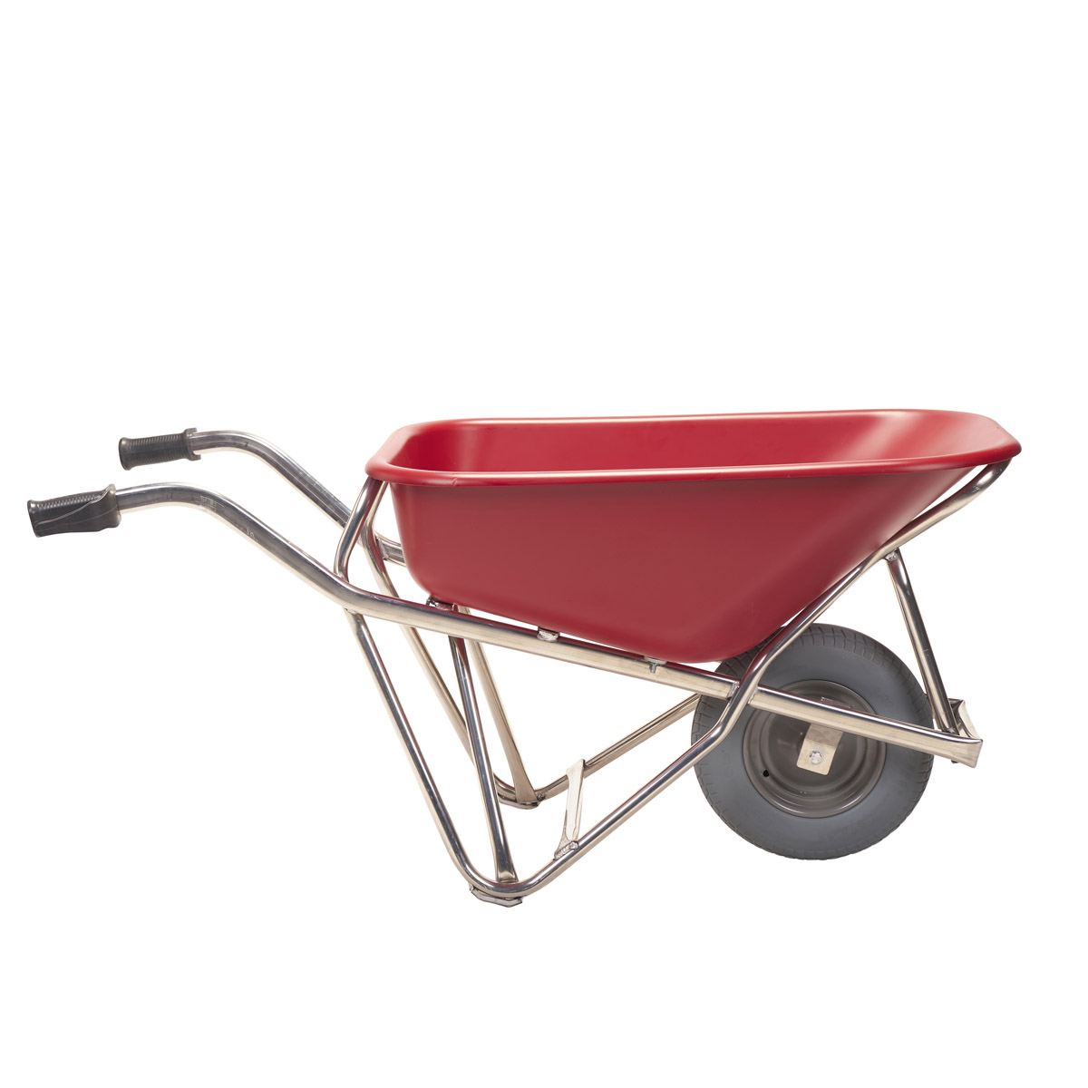 16598 ProfiMax Wheelbarrow aluminum hdpe bin red MATADOR
