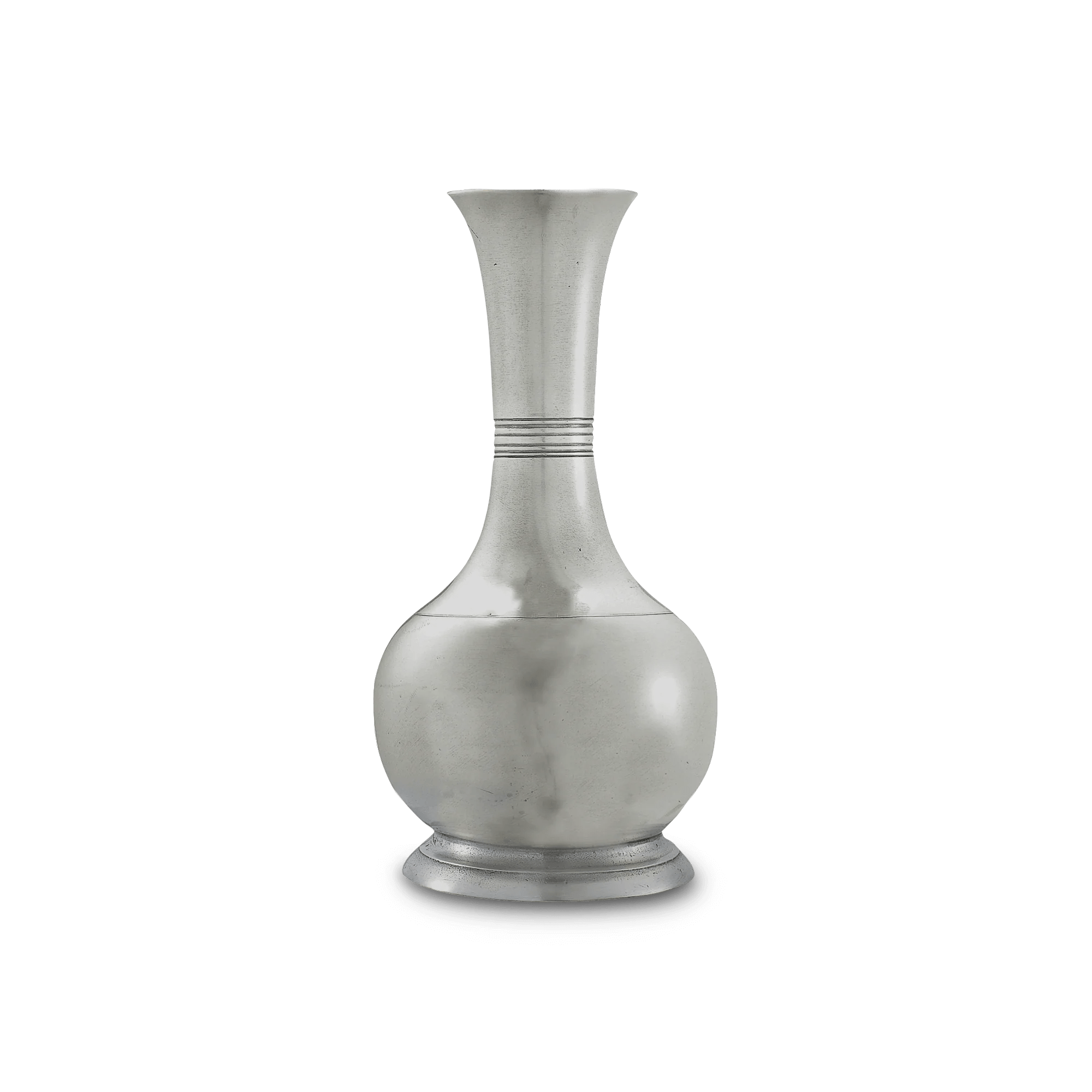 MATCH Pewter Long Neck Vase 7.1" High
