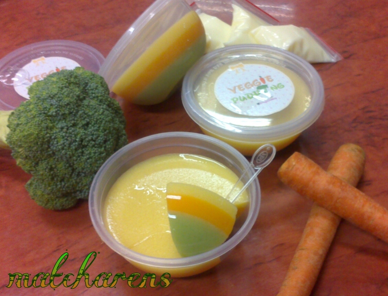 Veggie Pudding, Puding Sayuran dengan Vla yang Enak Matcharens