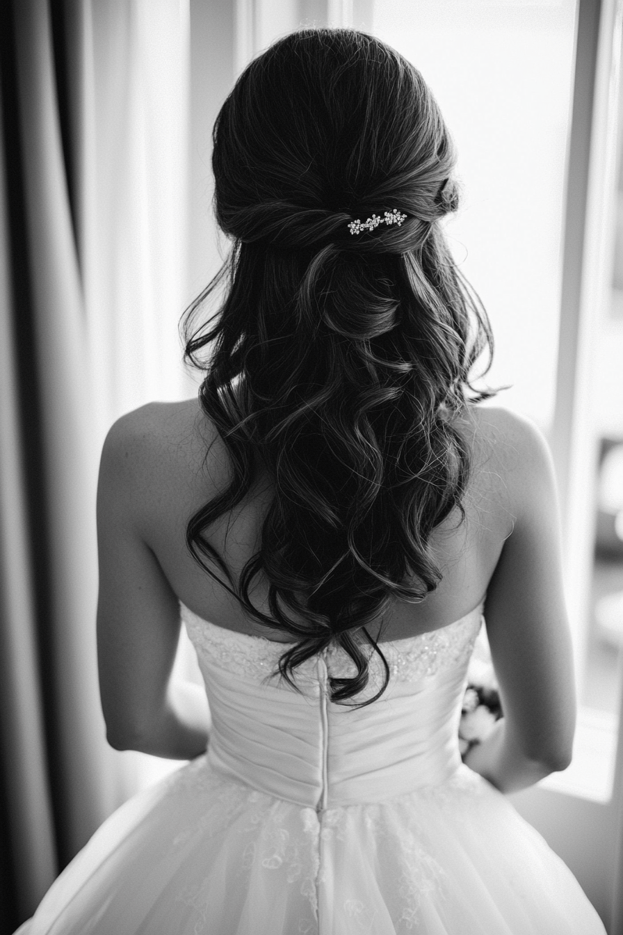 30+ Bridal Hairstyles for Strapless Dresses