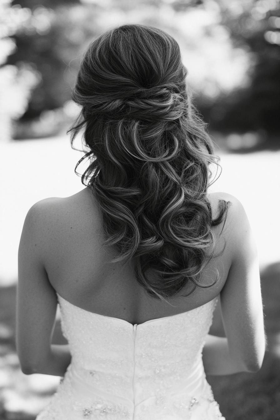 30+ Bridal Hairstyles for Strapless Dresses