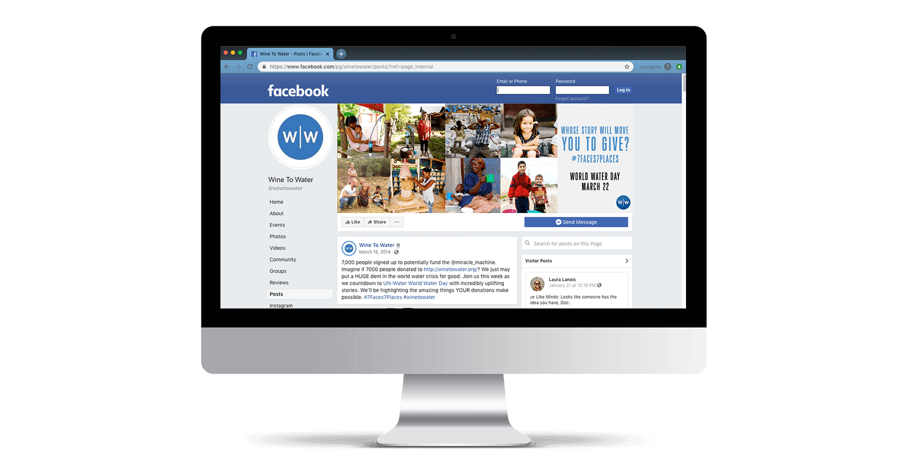 Wine to Water Case Study Matchfire