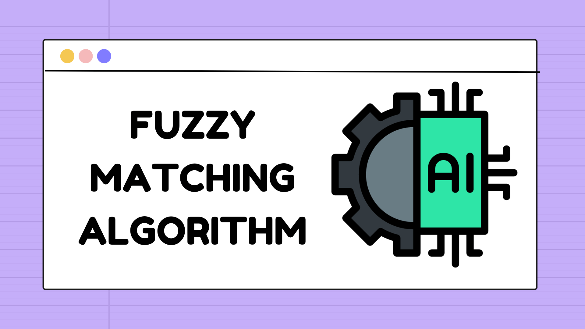 Fuzzy Matching Algorithm MatchKraft