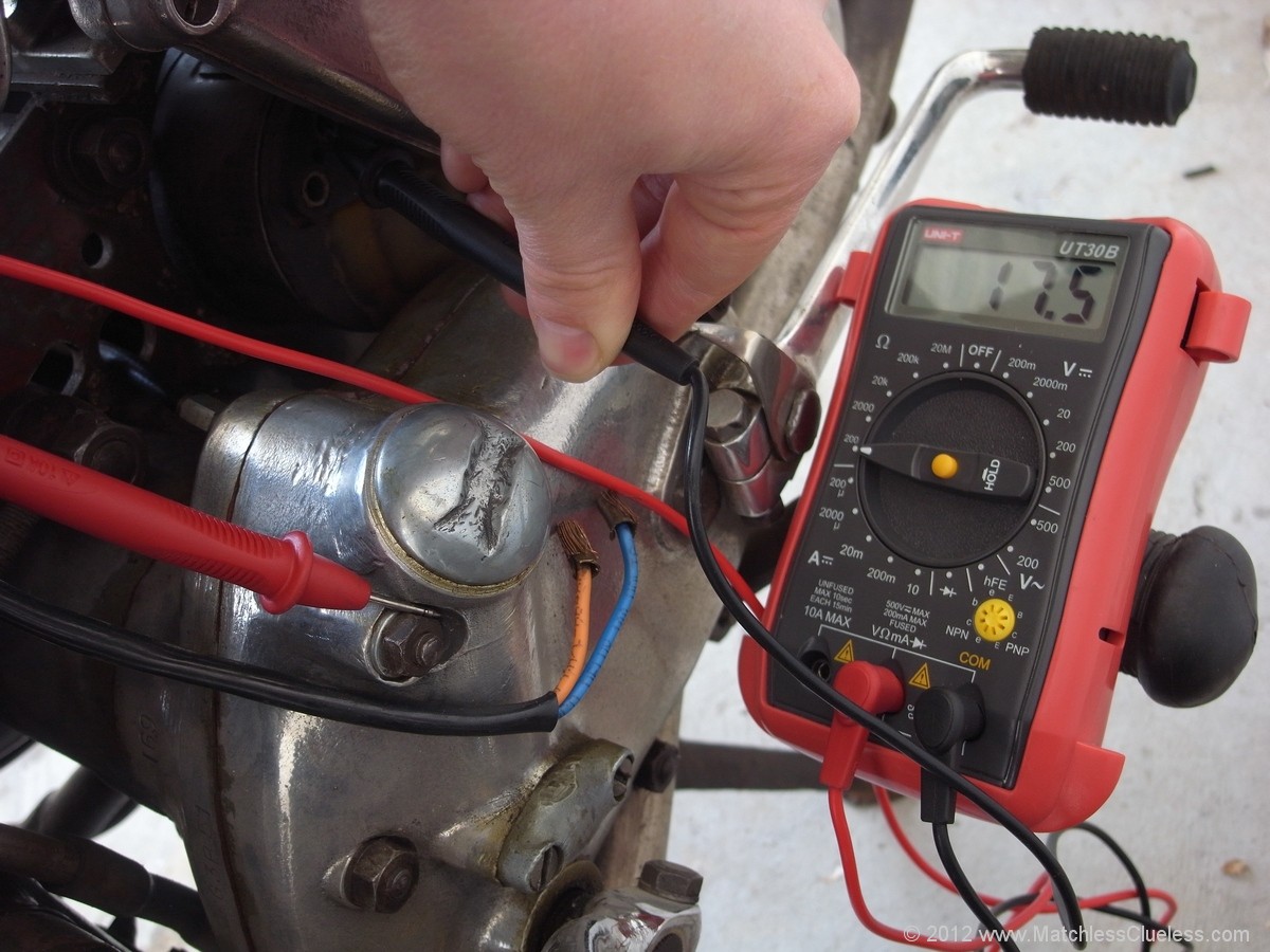 How to check your Lucas dynamo Matchless Clueless