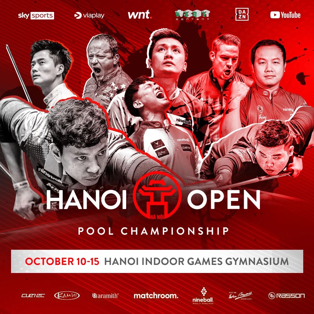 WORLD NINEBALL TOUR INTRODUCES THE HANOI OPEN POOL CHAMPIONSHIP AS PART