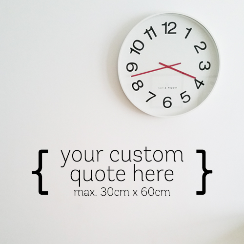 Custom Vinyl Decal Made to order match set love