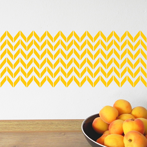 Chevron wall decal Vinyl Wall Stickers match set love