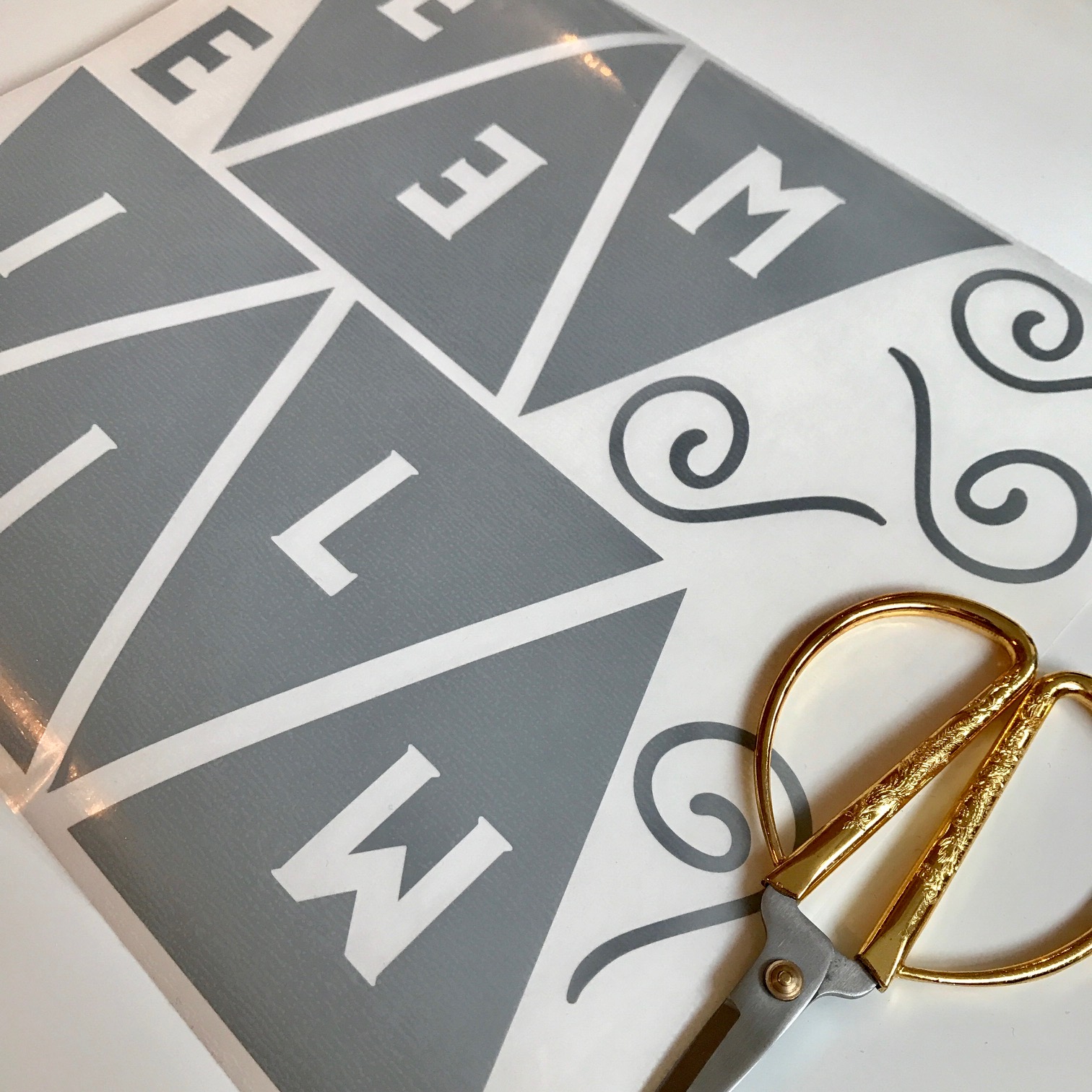 Baby Bunting, Custom Wall Decal Nursery Garland match set love