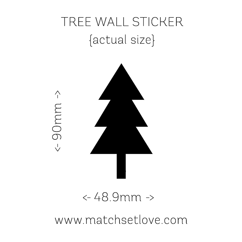 Tree wall decal Tree wall decor Vinyl wall decals match set love