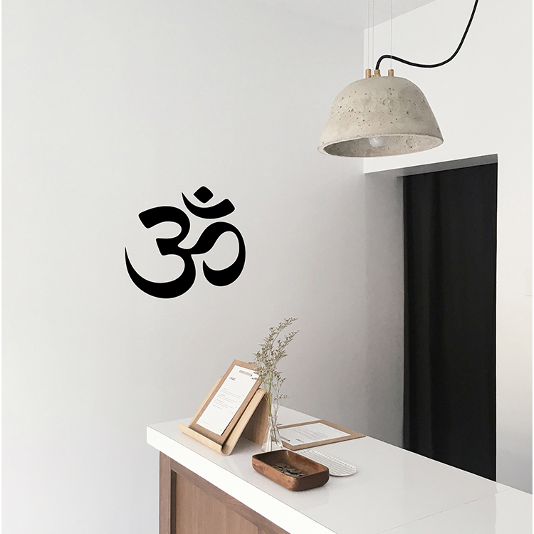 OHM Sign Yoga Wall Decal Sign match set love