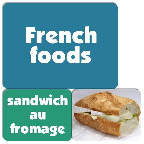 French foods Match The Memory