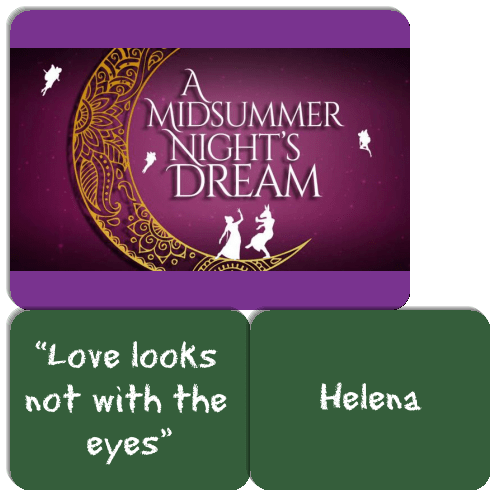 A Midsummer Night's Dream Quotes Match The Memory