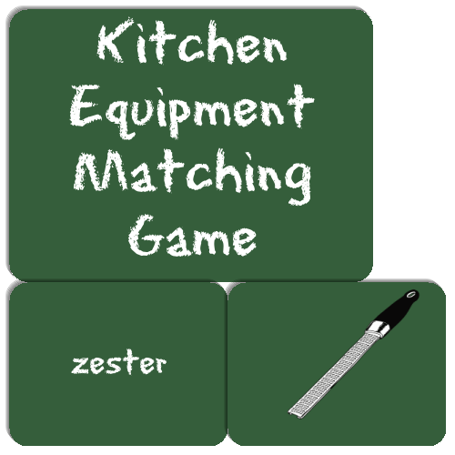 Kitchen Equipment Matching Game Match The Memory