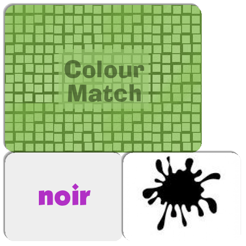 Matching colours in French Match The Memory