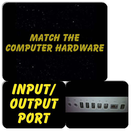 Match the Computer Hardware Match The Memory