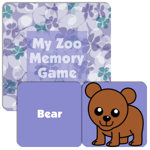 My Zoo Memory Game Match The Memory