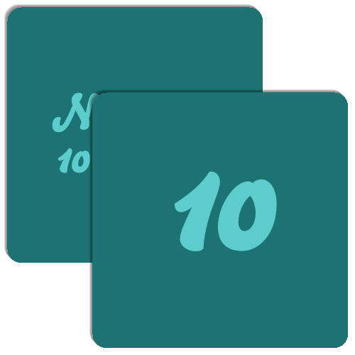 Numbers 10 To 100 Match The Memory