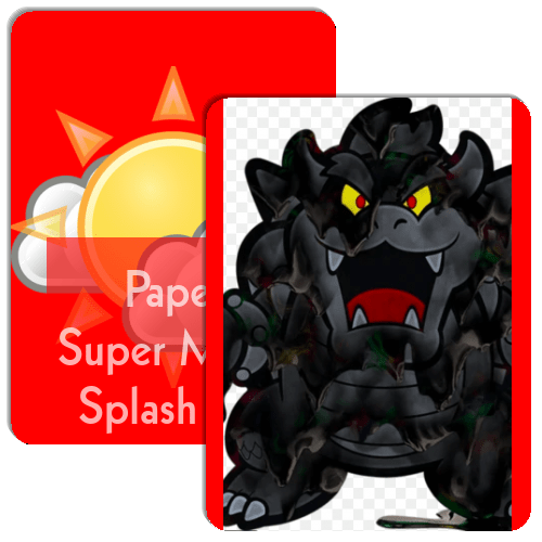Paper Super Mario Splash 10 Match The Memory