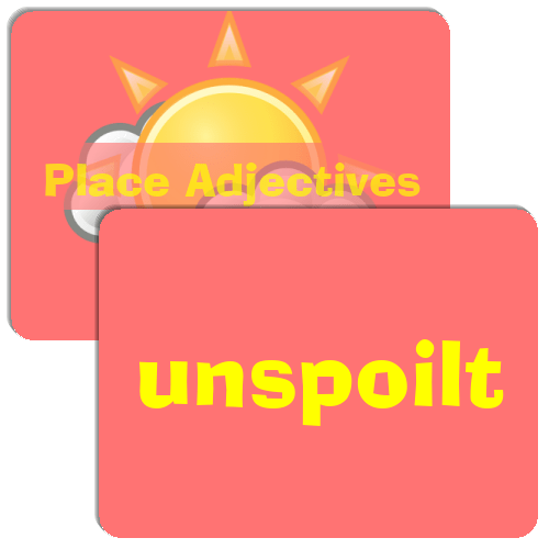 Place Adjectives Match The Memory