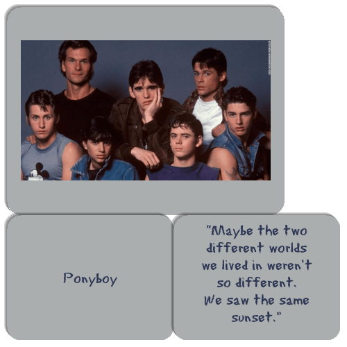 The Outsiders Quotes Match The Memory