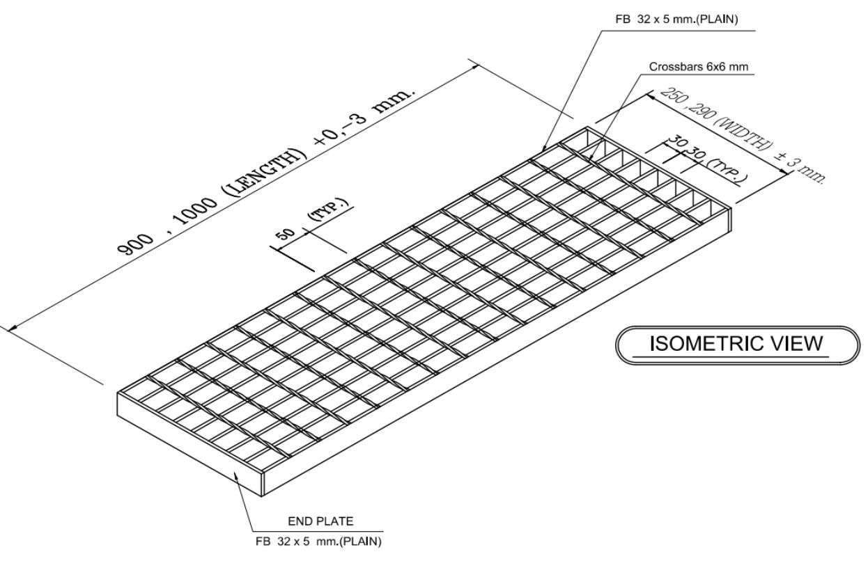 made to order steel grating