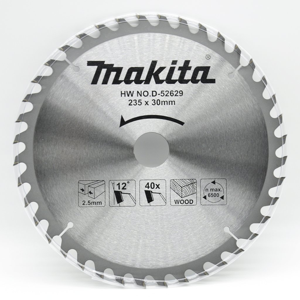 MAKITA CIRCULAR SAW BLADE, TCT, WOOD, 235 x 30 x 2.5mm 40 TEETH Mate