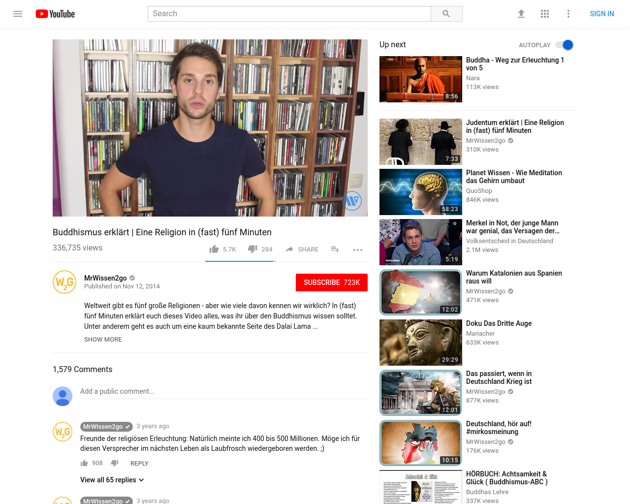 Mrwissen2go Erklart Den Buddhismus Material