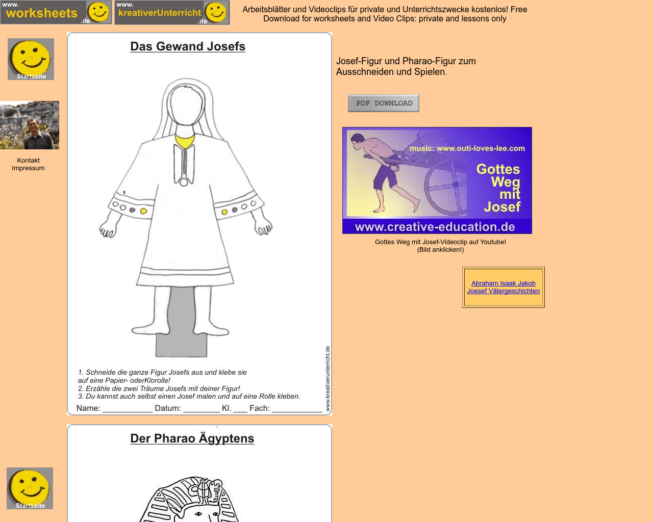 Josef (Erzvater) Material