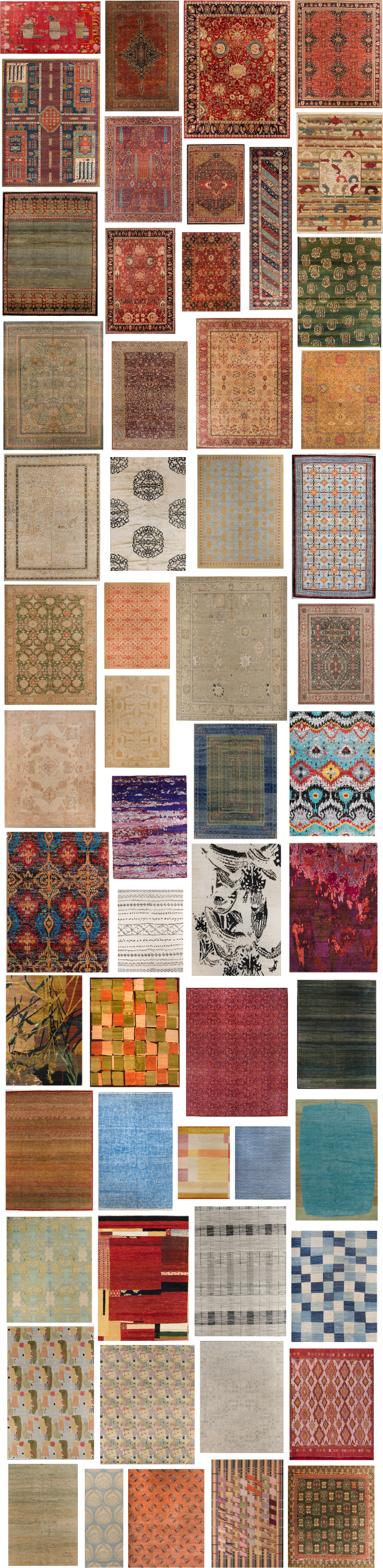 AUCTION BEST OF TRADITIONAL & MODERN RUG WEAVING ARTISTRY Material