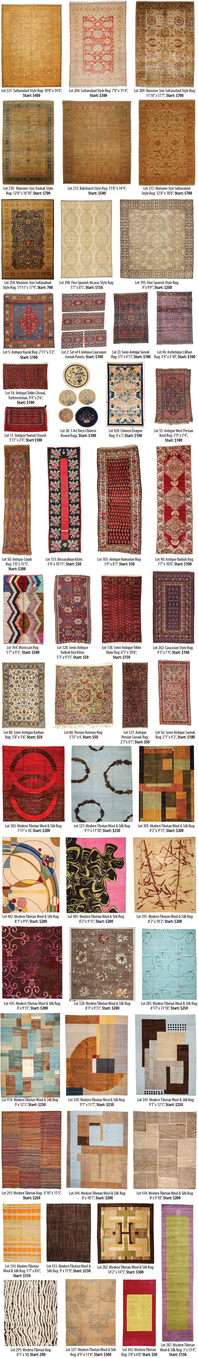 The Great Cyber Monday No Reserve Rug Auction Nov 27 Material Culture