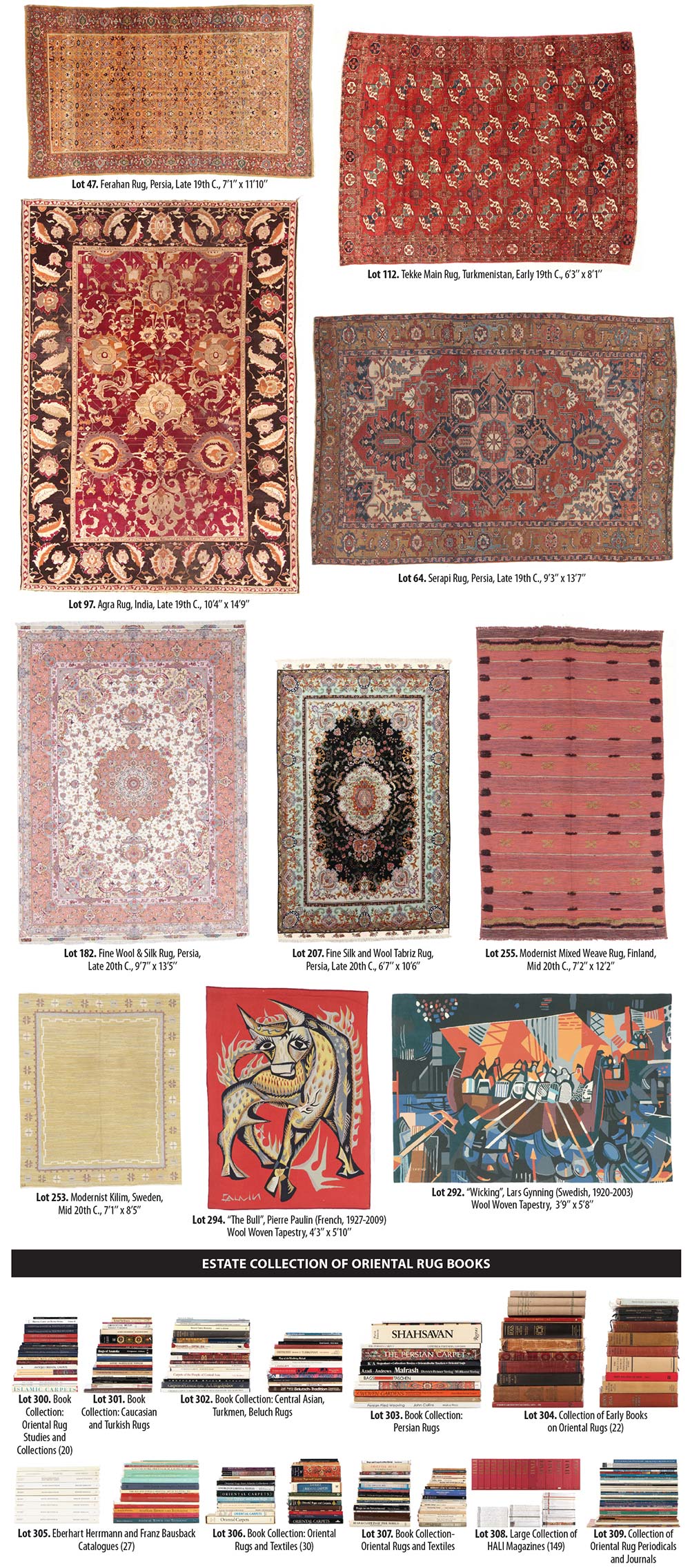 Fine Decorative and Collectible Antique Oriental Rugs Auction, Oct
