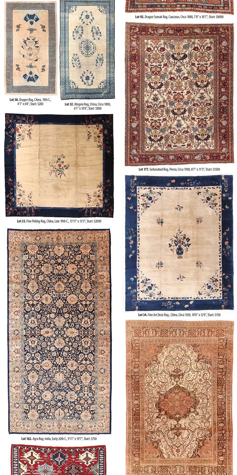 Oriental Rugs from American Estates March 31 Material Culture