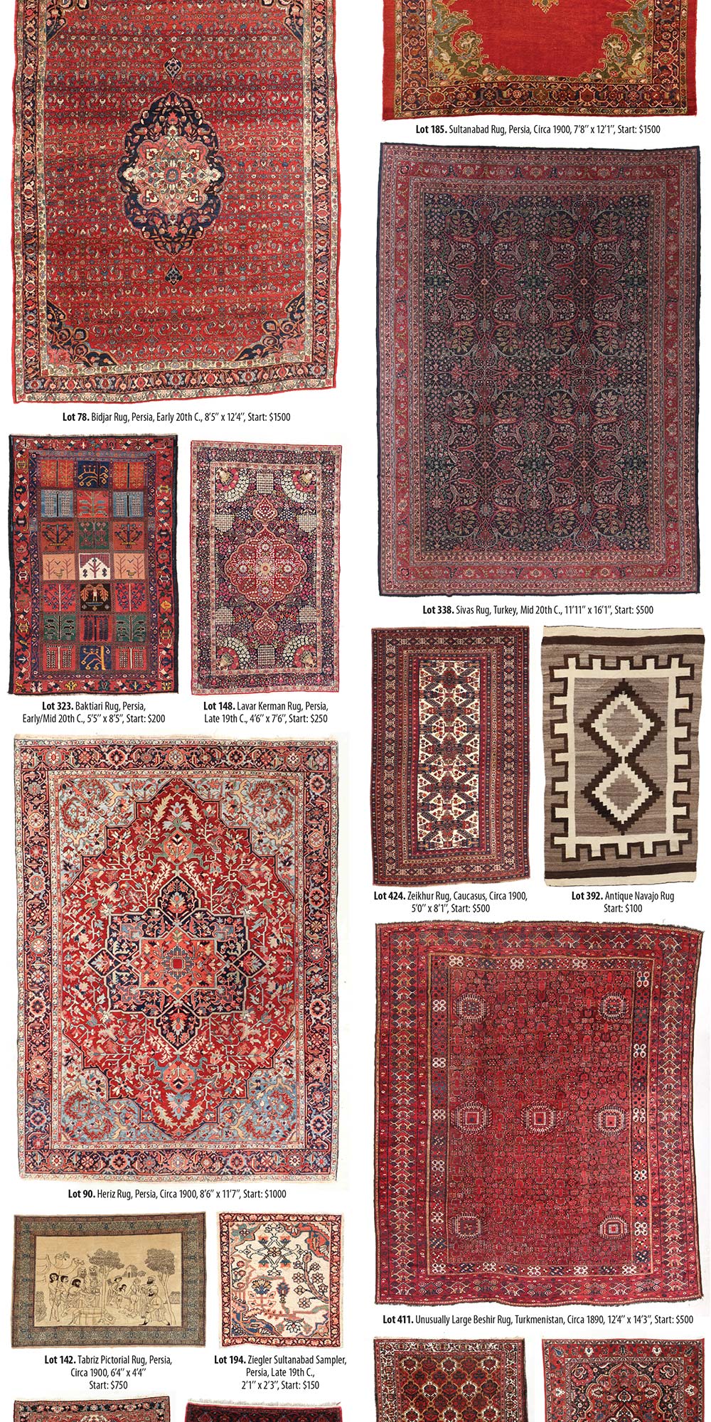 Oriental Rugs from American Estates March 31 Material Culture