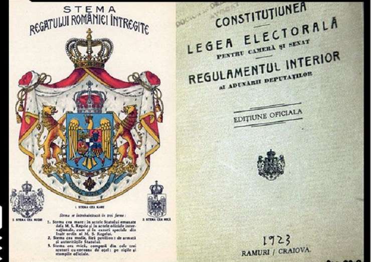 Constituţia României Mari din 1923 Materiale de Istorie
