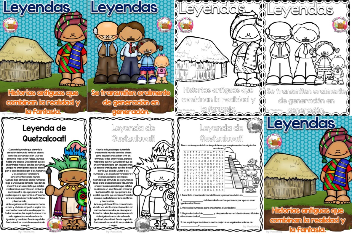 Fabuloso material para enseñar y aprender sobre las leyendas Material