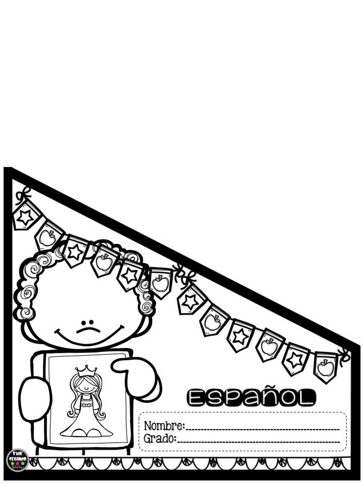 Lindos diseños de etiquetas o portadas para folders para