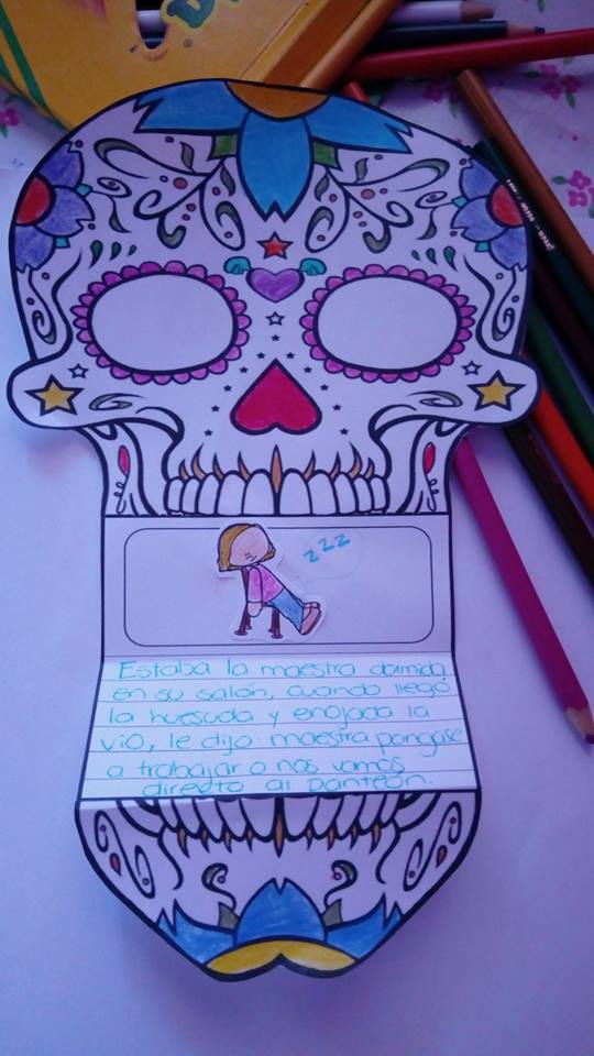 Fabulosa calavera interactiva de día muertos Material Educativo