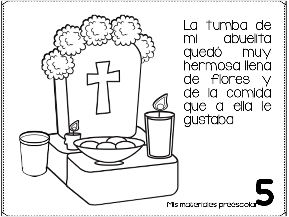 Genial cuadernillo de día de muertos Material Educativo