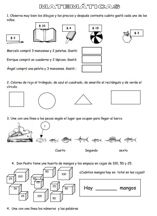 Examen Mensual Octubre todos los grados I Material Educativo Gratis
